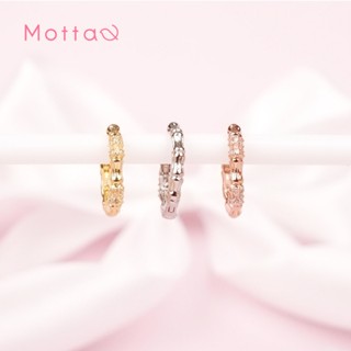 Motta Earring ต่างหูห่วงชุบทองคำขาว ดีไซน์แฟชั่น ใส่ได้ทุกโอ…