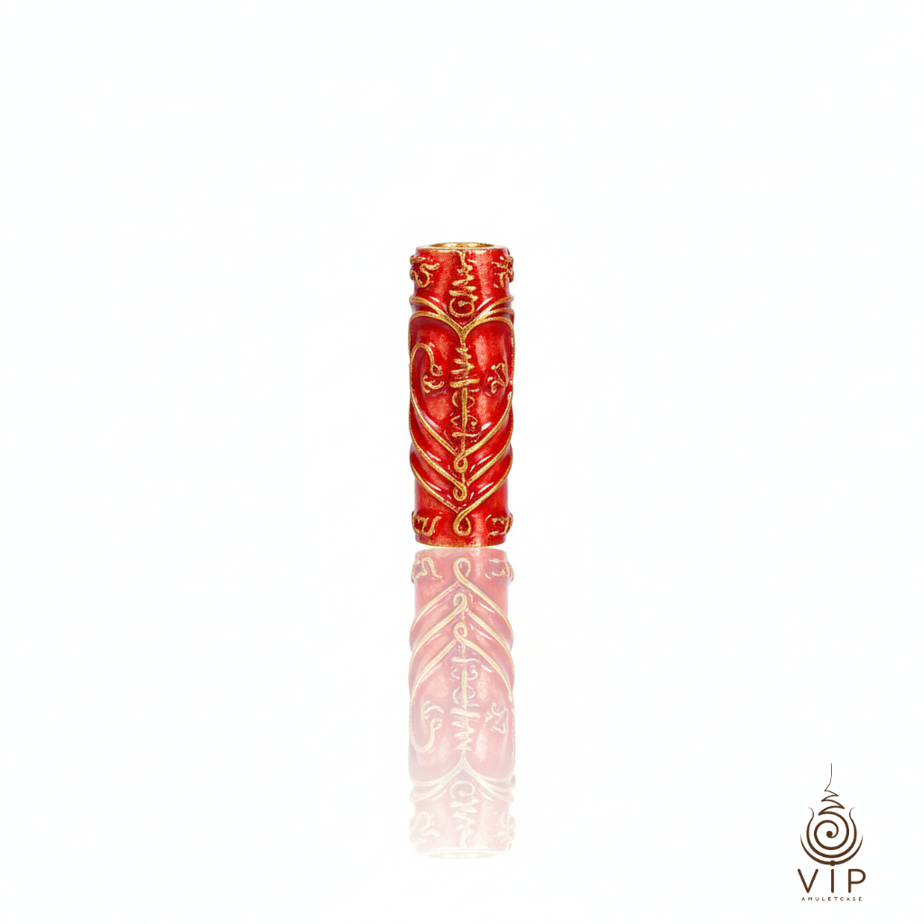 (แท้100% ส่งไว) ตะกรุดนะอกแตก หลวงพ่อชัยยะ วัดควนเคี่ยม  | Na-Ok-Taek Takrud Amulet  | 破胸符管