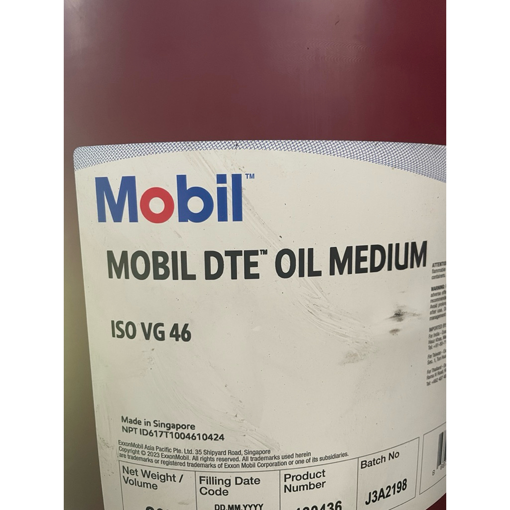 Mobil dte oil medium iso vg 46