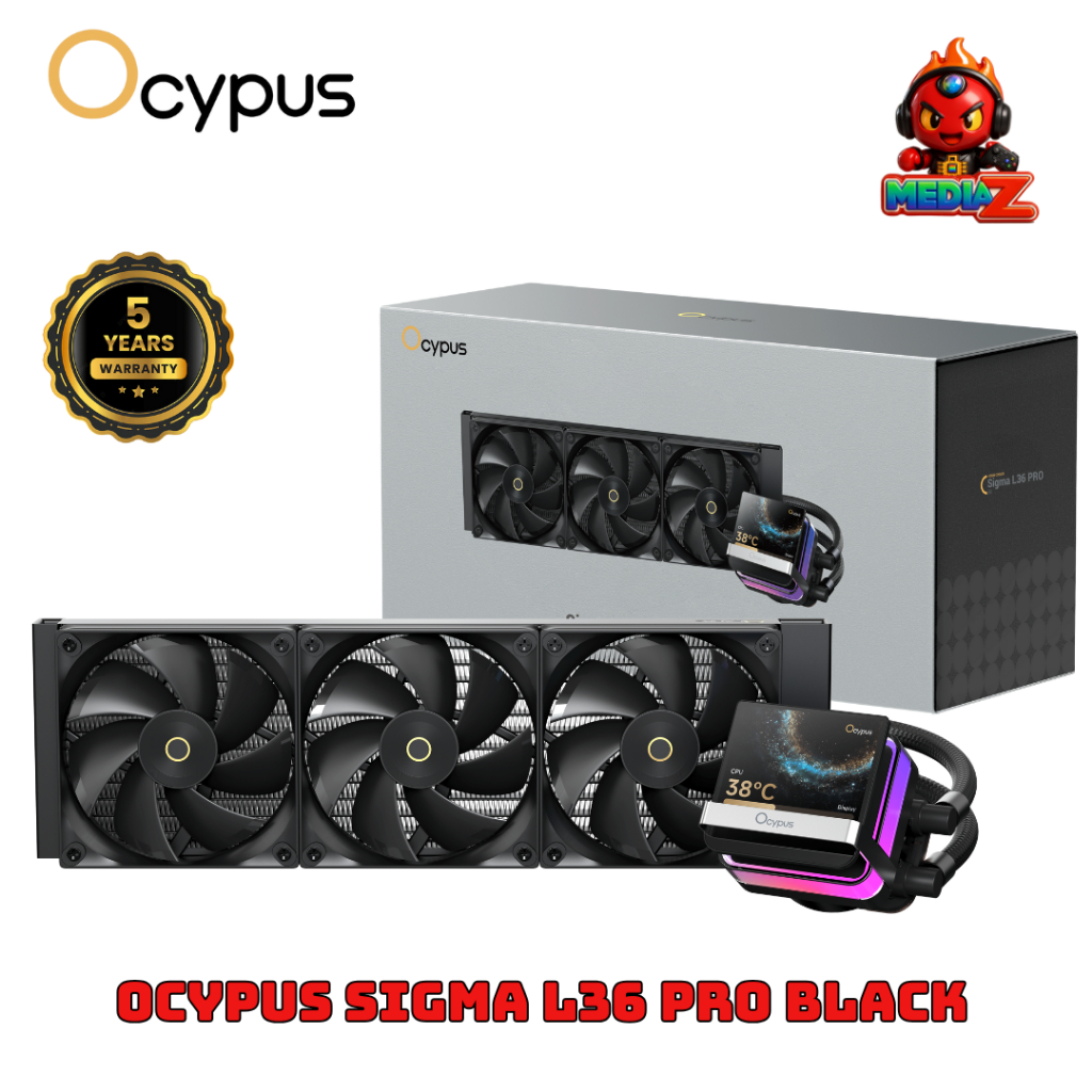 CPU LIQUID COOLER (ระบบระบายความร้อนด้วยน้ำ) OCYPUS SIGMA L36 PRO - BLACK