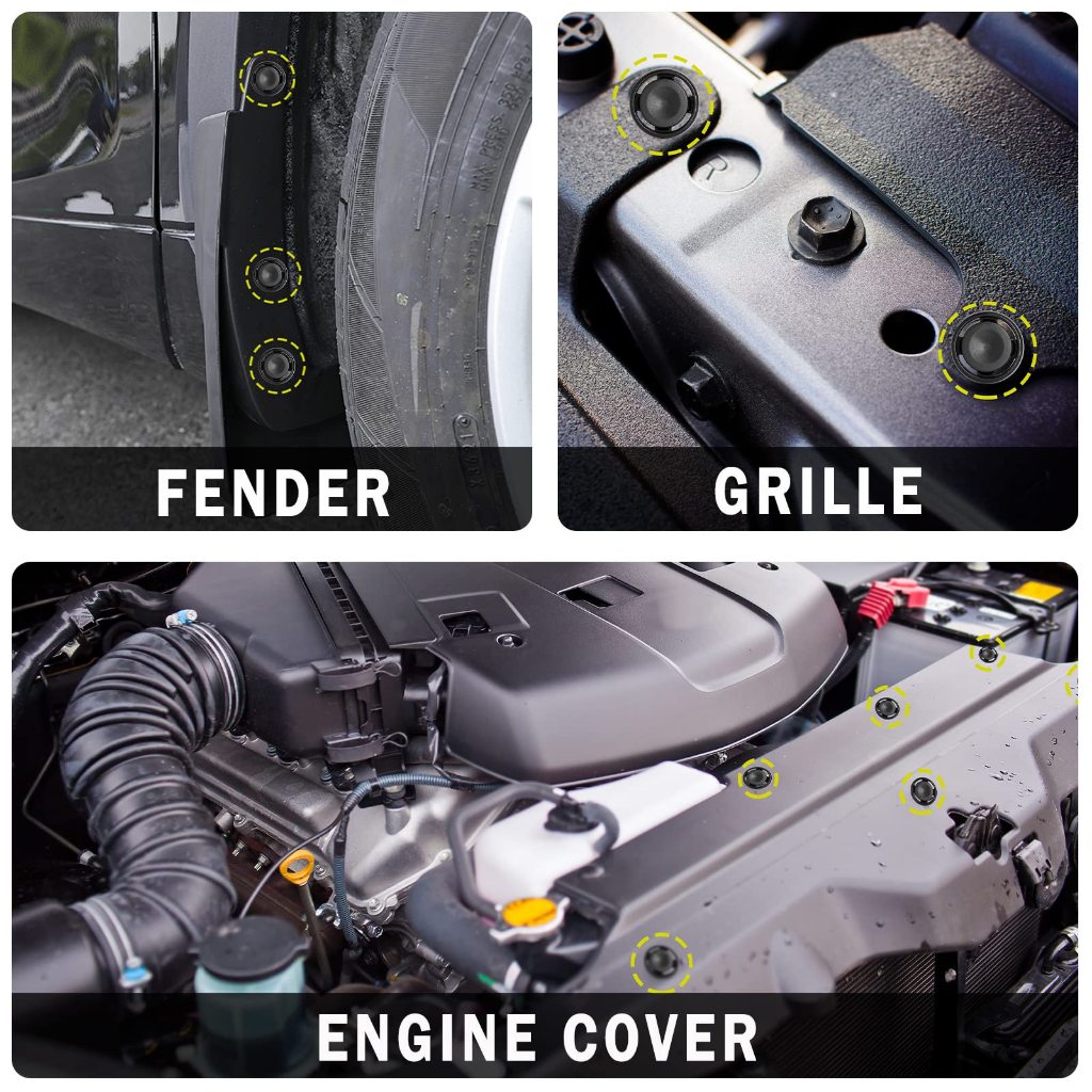 （50ชิ้น）Hondaหมุดพลาสติกรถยนต์  รถยึดสกรู หมุดยึดกันชน Hondaหมุดพลาสติกขนาดรู 10มม  สำหรับรถยนต์ HONDA และรุ่นที่รูพุก - รูปที่ 7