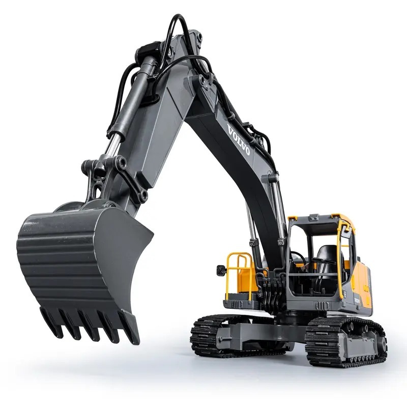 รถแม็คโครบังคับ Double E E598-003 1:16 RC Volvo 3in1 Excavator 2.4GHz