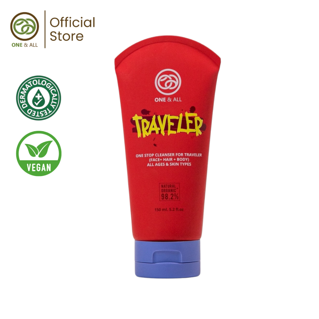 One & All Traveler เจลทำความสะอาดสำหรับผู้ที่รักการเดินทาง (Face+Hair+Body)