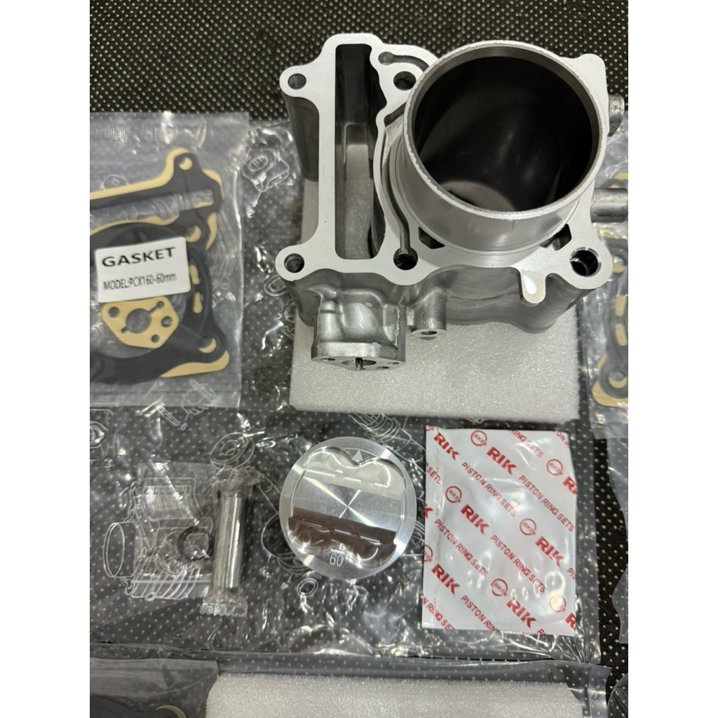 เสื้อสูบพร้อมลูกCNC/Pcx160/click160/Lead/Giorno/60-62-63-66mm