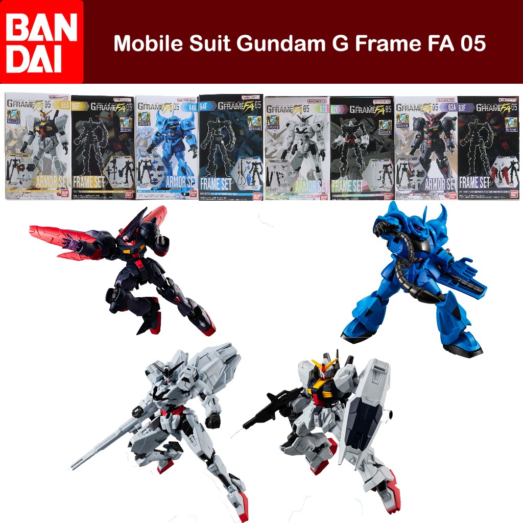 ✅รุ่นFA 05 Bandai Mobile Suit Gundam G Frame FA 05  🇯🇵โมเดล ตัวต่อ จุดขยับ กันดั้ม