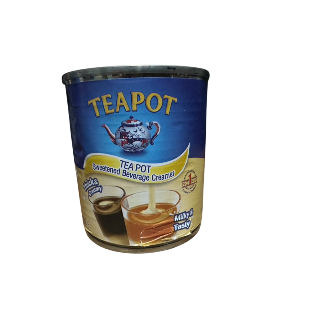 (ทีพอต ข้นหวาน 380g) ทีพอท ครีมเทียมข้นหวานชนิดพร่องไขมัน TEAPOT Sweetened Beverage Creamer 380g