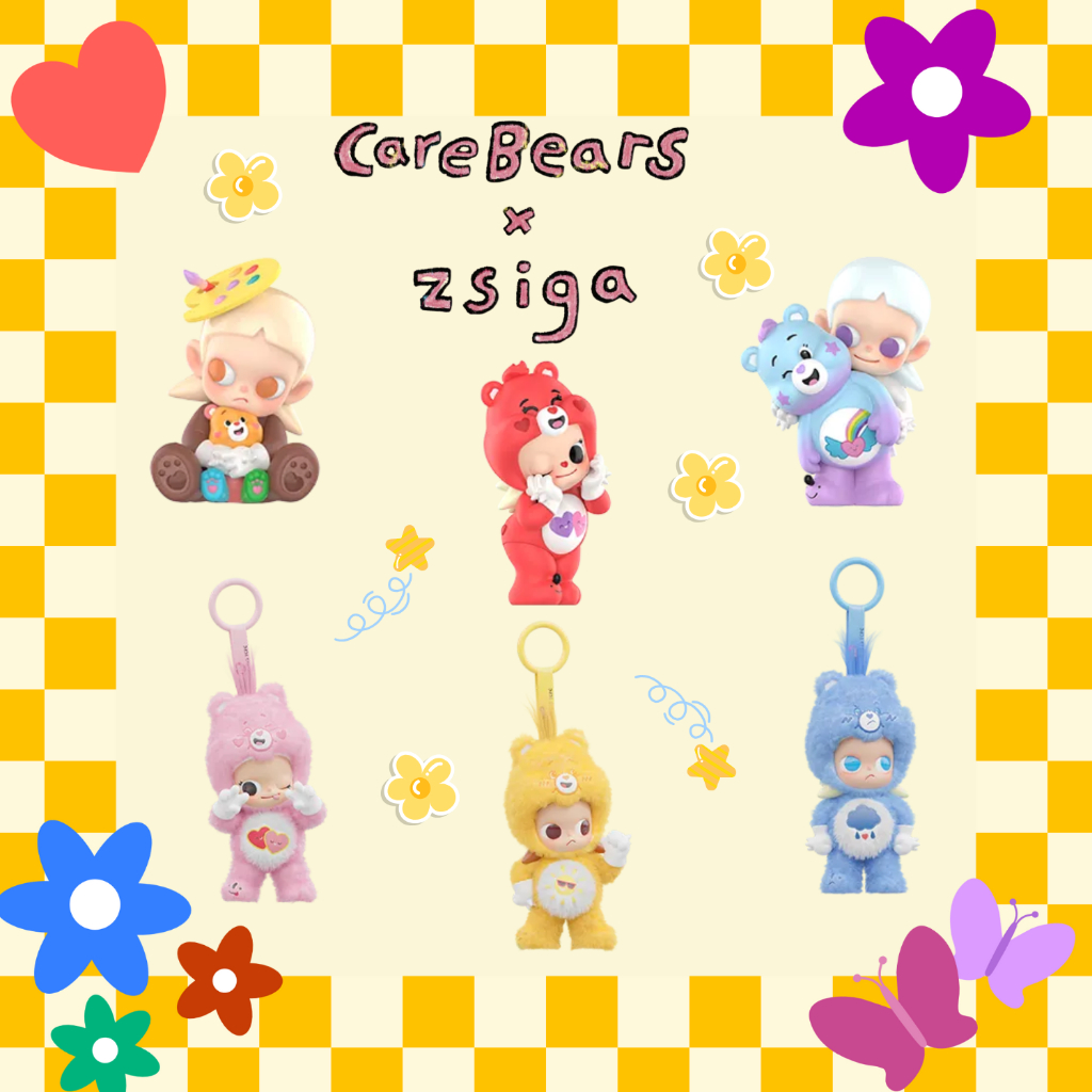 🚚พร้อมส่ง...ของแท้💥Zsiga × Care Bears Series Figures💥