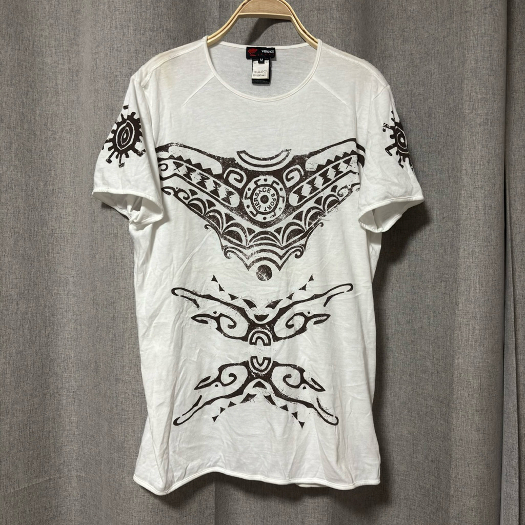 VERSACE SPORT Print Dust Design T-Shirt Made in Italy 🇮🇹