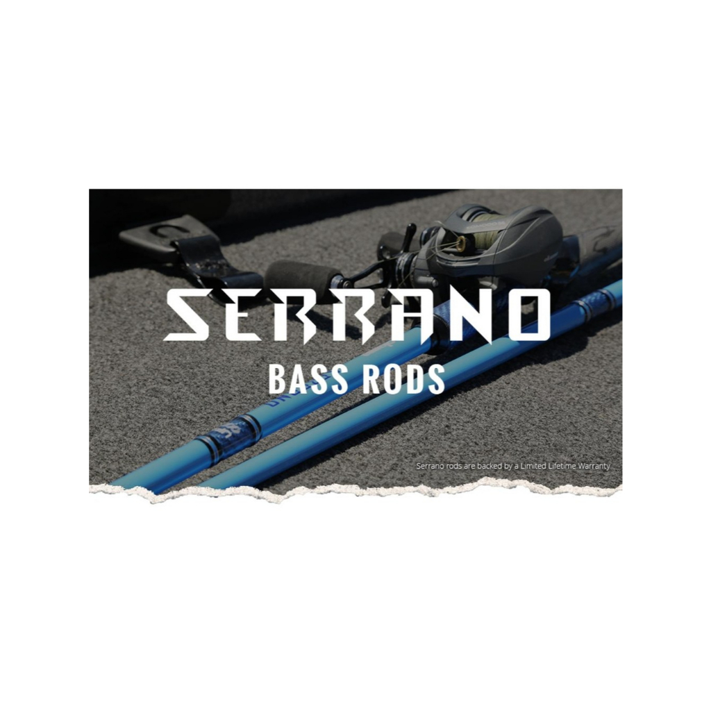 Okuma Serrano, Baitcasting or Spinning Rod: คันเบ็ด Okuma Serrano – 1 ท่อน (Baitcasting & Spinning R