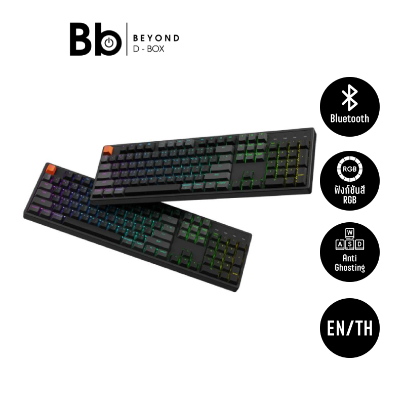 Keychron คีย์บอร์ดเกมมิ่ง K10X Hot-Swappable QMK/VIA RGB Backlight by BB Beyond D-Box