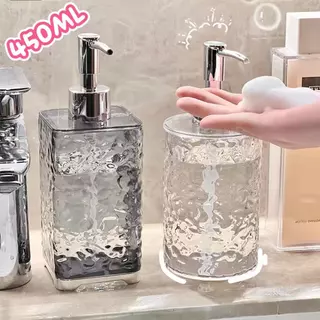 💦450 ML ขวดปั้ม ขวดปั้มของเหลว ขวดปั้มพลาสติกสีใส ใส่สบู่เหลว ใส่ยาสระผม ใส่โลชั้น