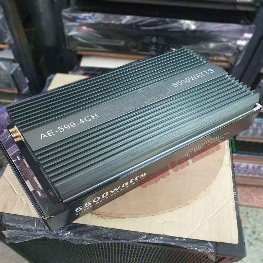 AE AUDIO เพาเวอร์แอมป์ 4 ch 5500W class ab แอมป์ขยายรถยนต์ 4 ch รุ่นใหญ่แรงๆ