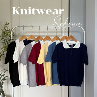 [ป้าย One K] เสื้อไหมพรมทรงคอบัว รุ่นใหม่ ❗️แต่งดีเทลคอแบบทู…