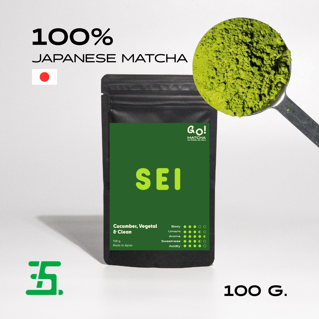 Go Matcha ( SEI ) ผงชาเขียวมัทฉะพรีเมี่ยมจากญี่ปุ่น 100%