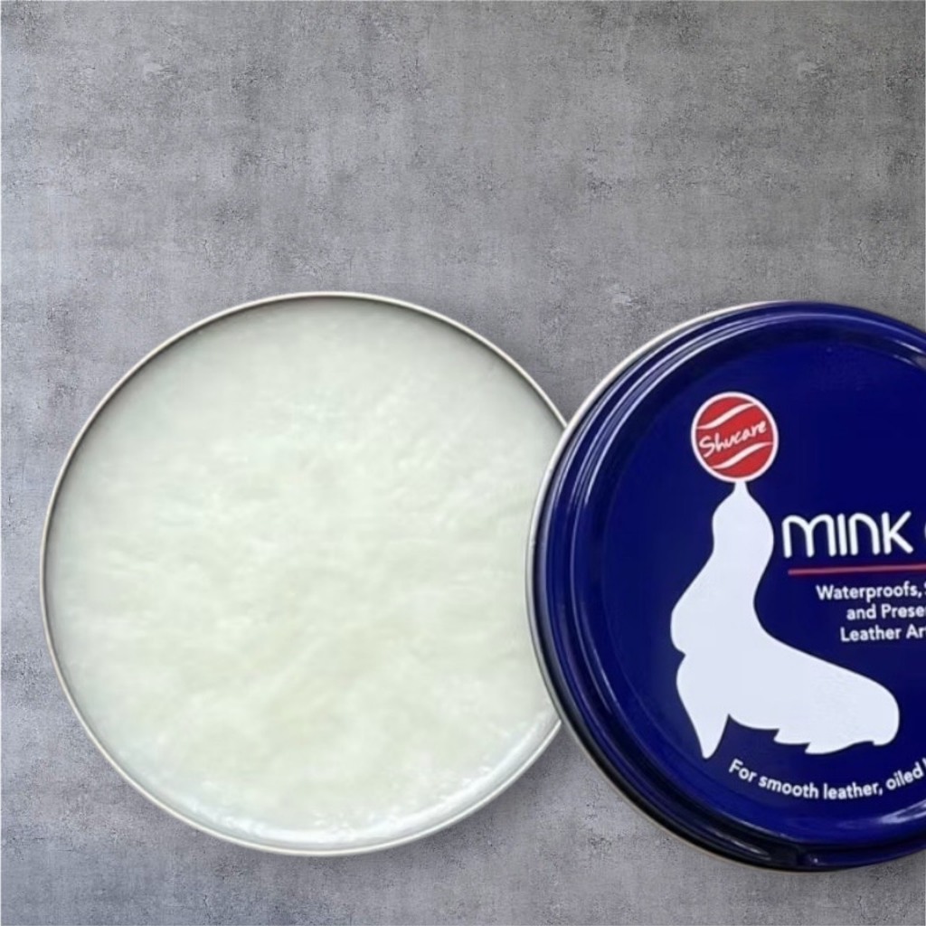 Shucare Mink oil ไขปลาวาฬ ครีมบำรุงหนังออยล์ หนังฟอกฝาด ขนาด 100 ml. - รูปที่ 2