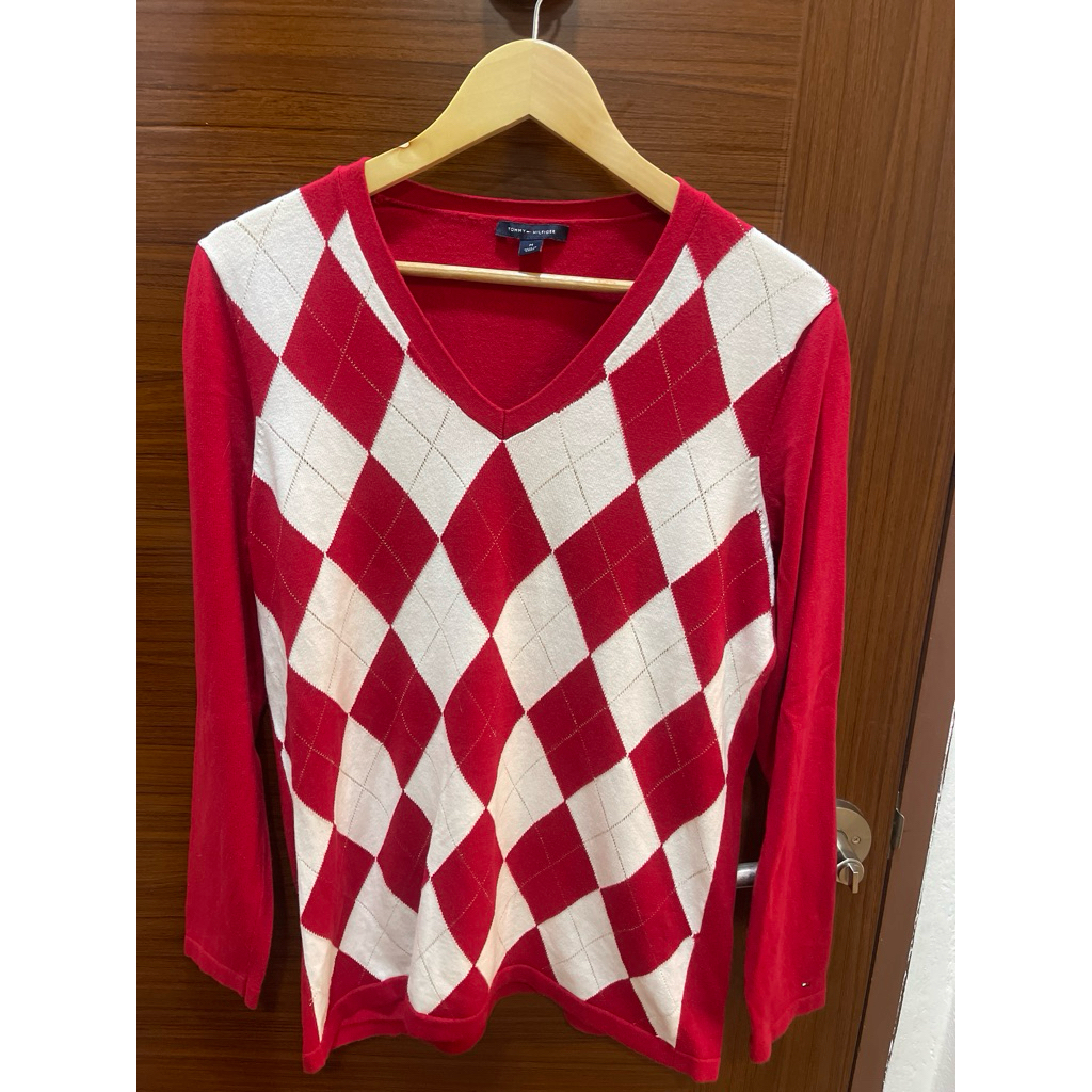 เสื้อสเวตเตอร์ทอมมี่Tommy Hilfiger ผู้หญิง/ไซส์ M(used)