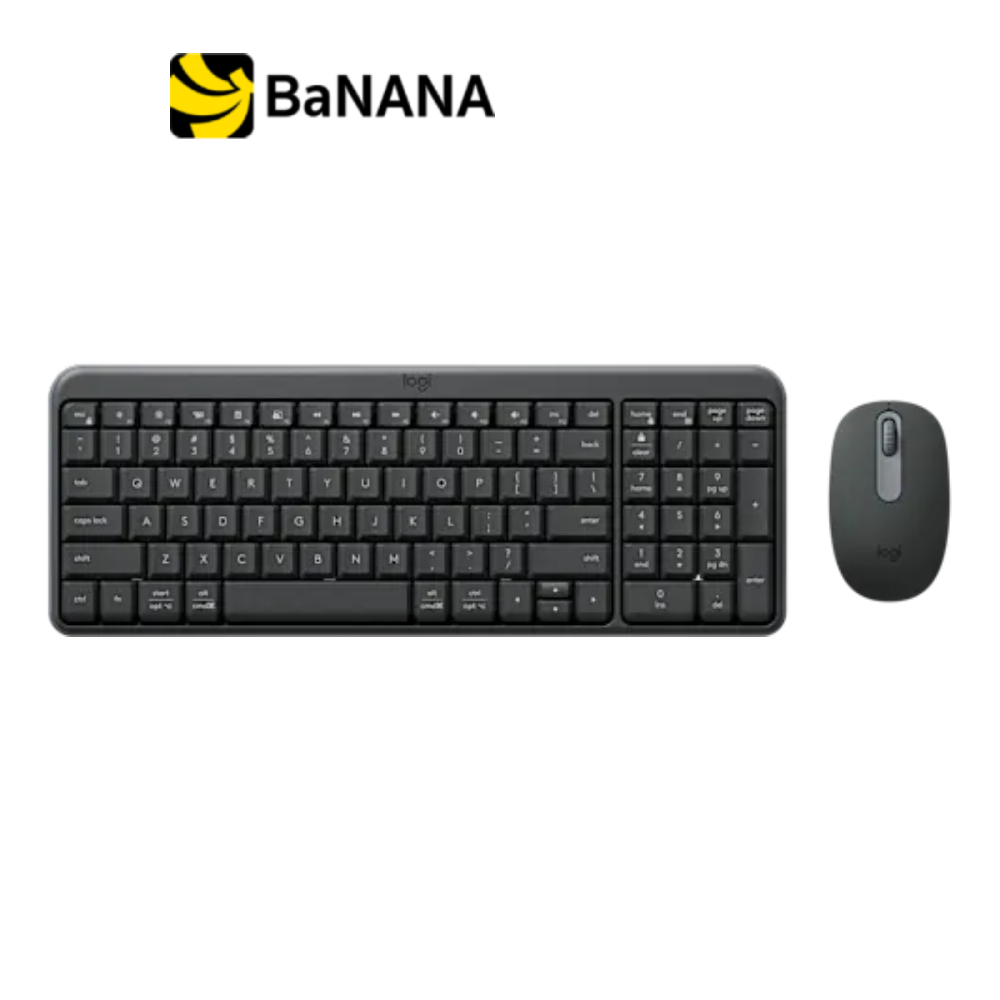 Logitech คีย์บอร์ด+เมาส์ไร้สาย รุ่น MK250 by Banana IT