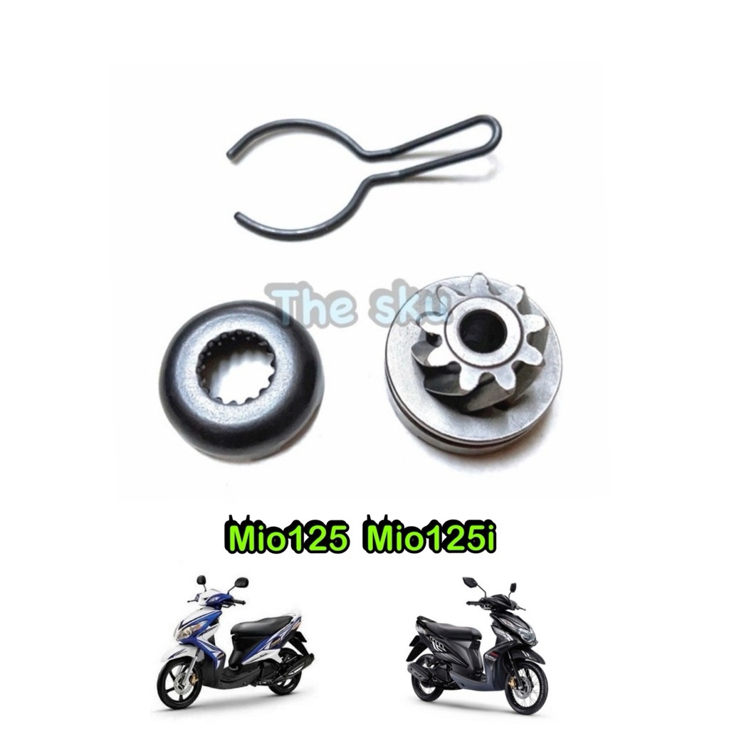 Mio125 เฟืองสตาร์ทเท้า 3ชิ้น  ตรงรุ่น มอเตอร์ไซค์ อย่างดี
