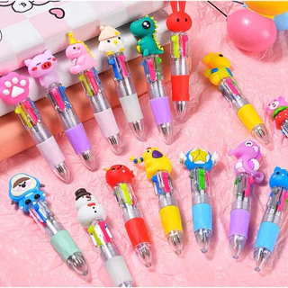 ปากกาลูกลื่น 4สี ปากกาหลายสี ในแท่งเดียว