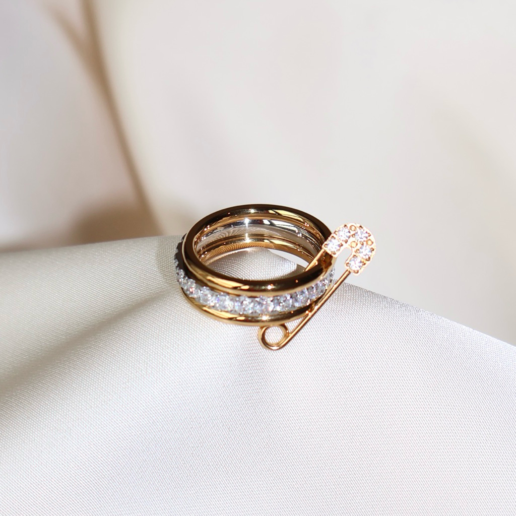 gigaglam pinny ring | แหวนเข็มกลัด ไม่ลอก ไม่ดำ