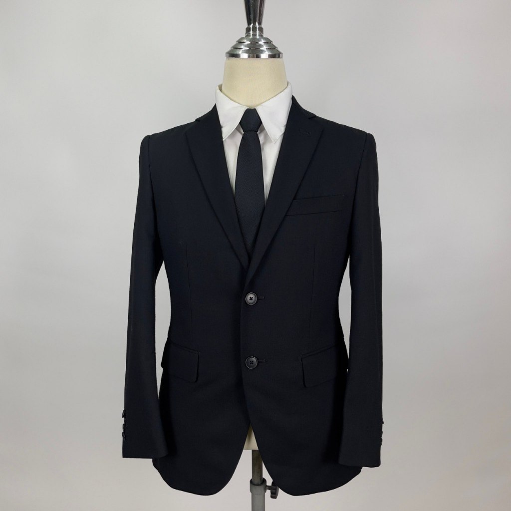 สูทผู้ชาย สีดำล้วน JOURNAL WORKS ป้าย Y4 รอบอก38 รหัส N