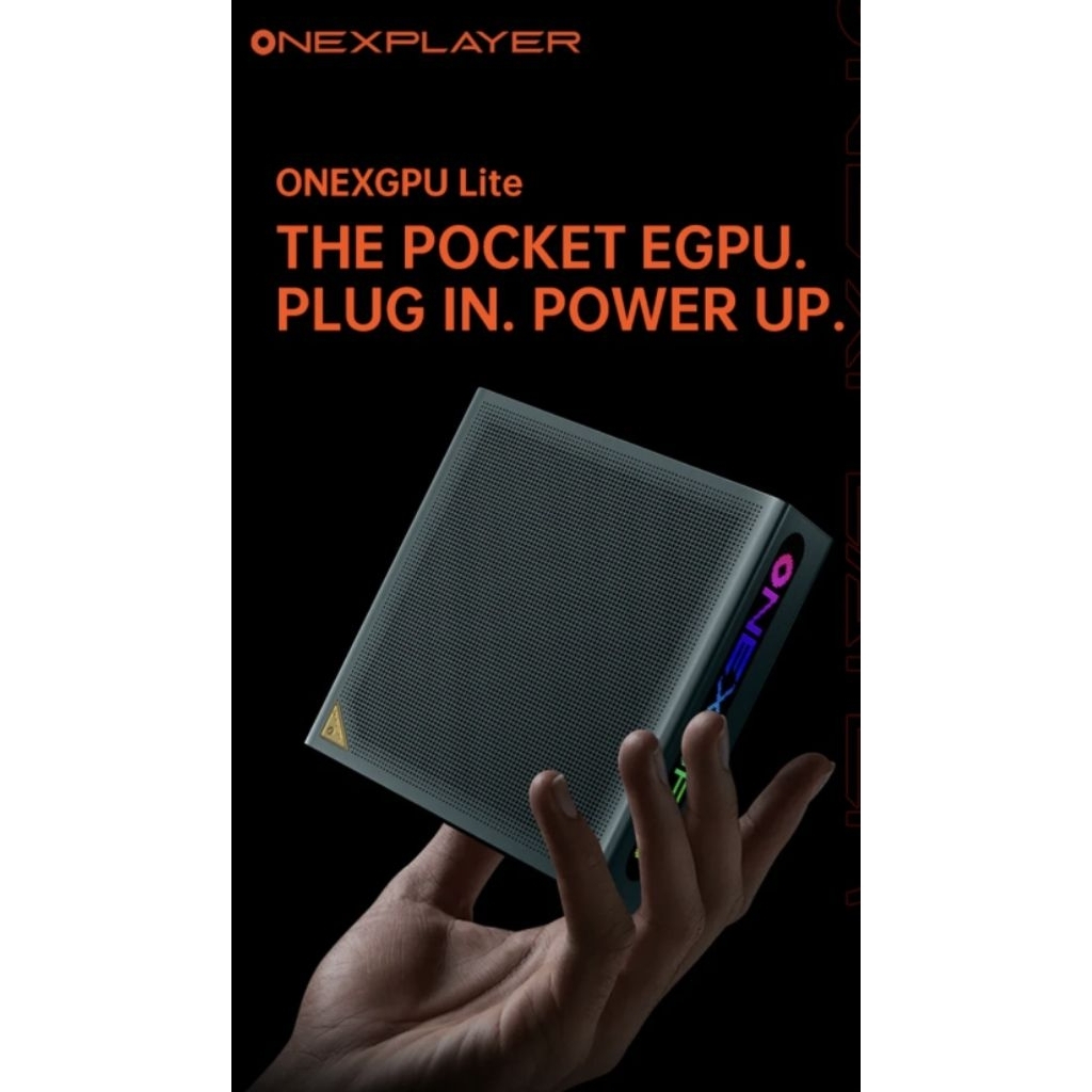 (พร้อมส่งจากไทย) OneXGpu Lite ใหม่!! ล่าสุด External GPU AMD RX7600M XT สำหรับพกพา Egpu