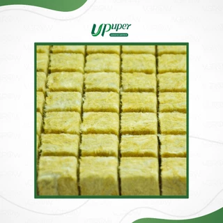 UPuper Rockwool plug sheet ร็อควูล ชีท สำหรับ เพาะชำ เพาะเมล็ด โคลนนิ่ง ชีทใยหินปลูกต้นไม้ 98 ชิ้น