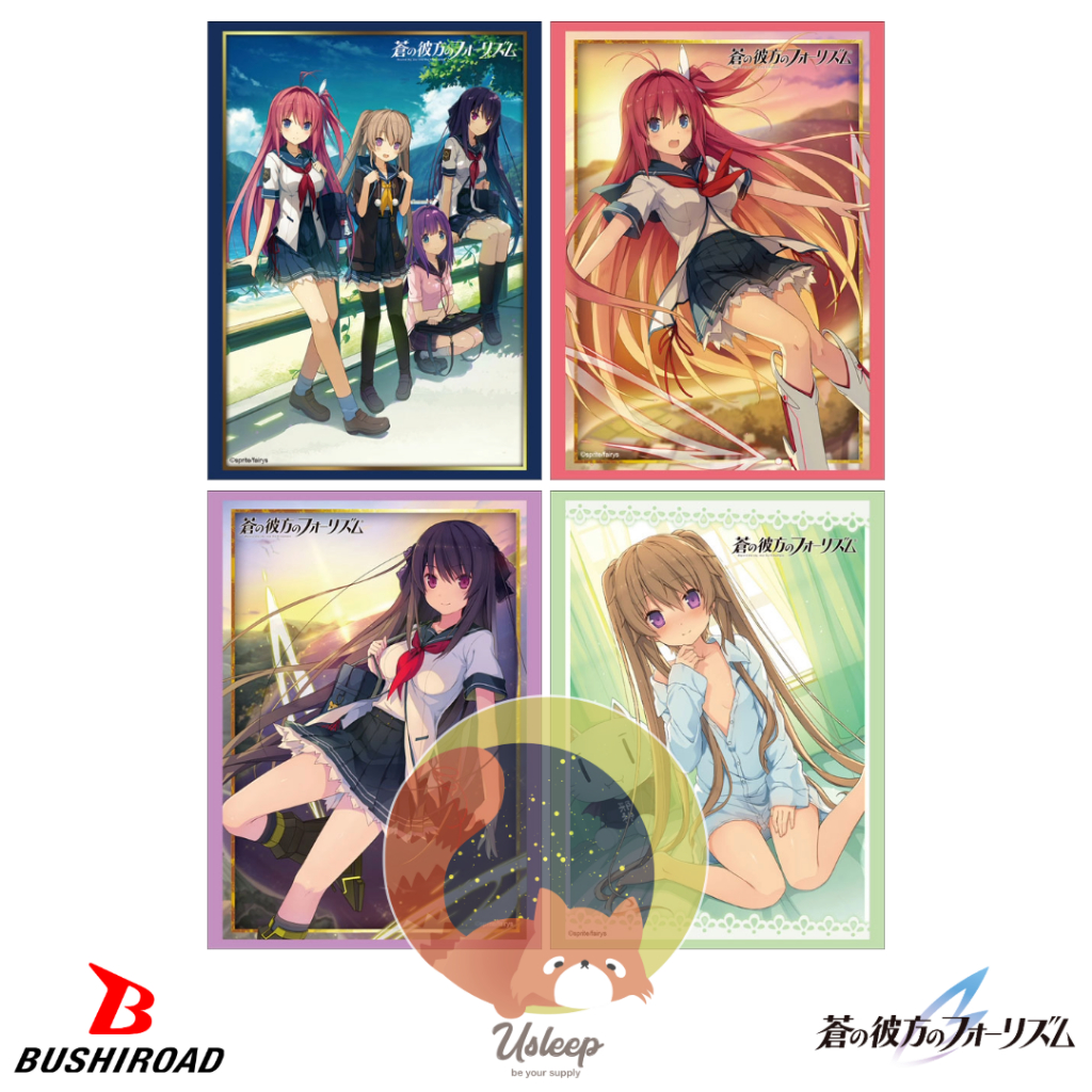 Bushiroad Sleeve Collection HG Ao no Kanata no Four Rhythm : Asuka Kurashina, Misaki Tobisawa, Mashi