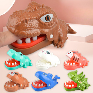 จระเข้งับนิ้ว ไดโนเสาร์งับนิ้ว ของเล่น เกมส์ครอบครัว เกมจระเ…