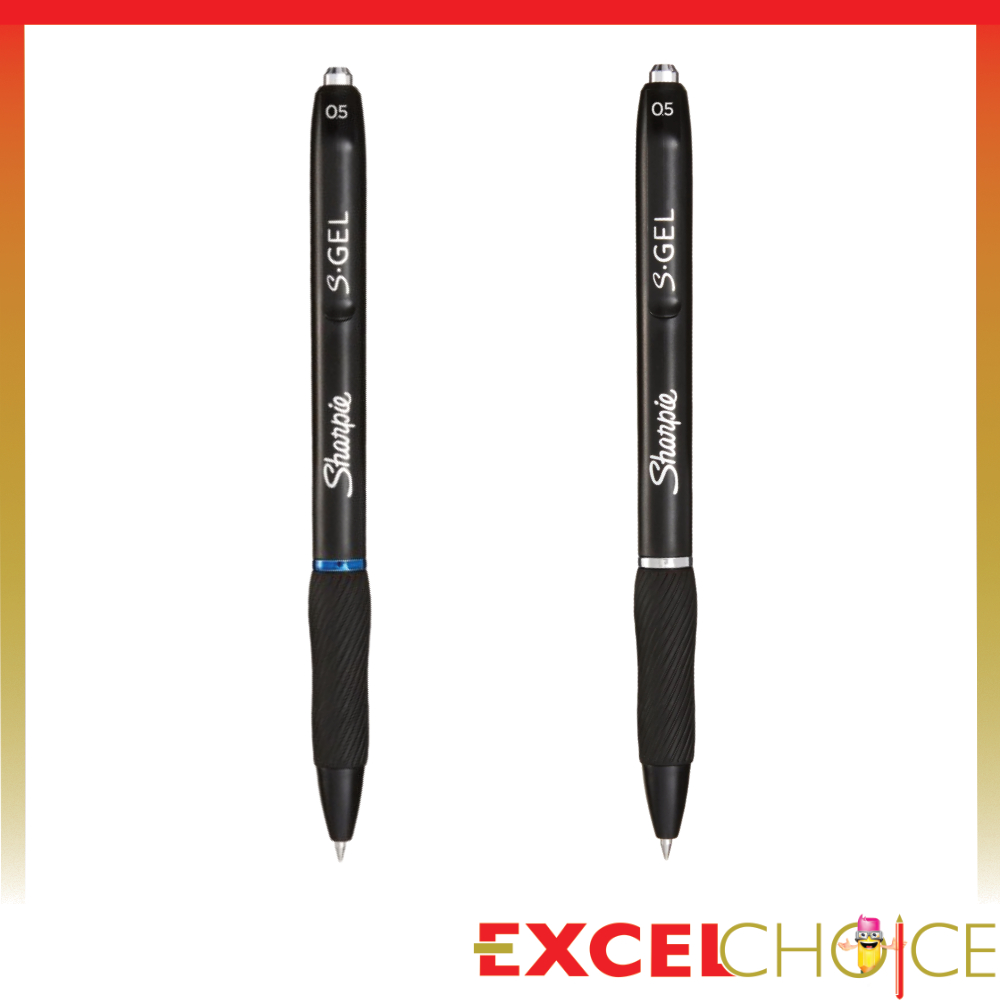 ชาร์ปี้ ปากกา S GEL PEN 0.5มม. ดำ น้ำเงิน SHARPIE