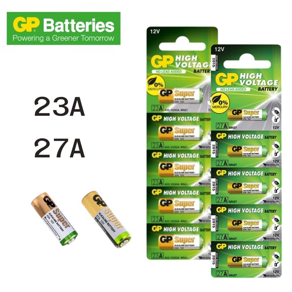ถ่านรีโมท 23A,27A GP Battery 12V Alkaline