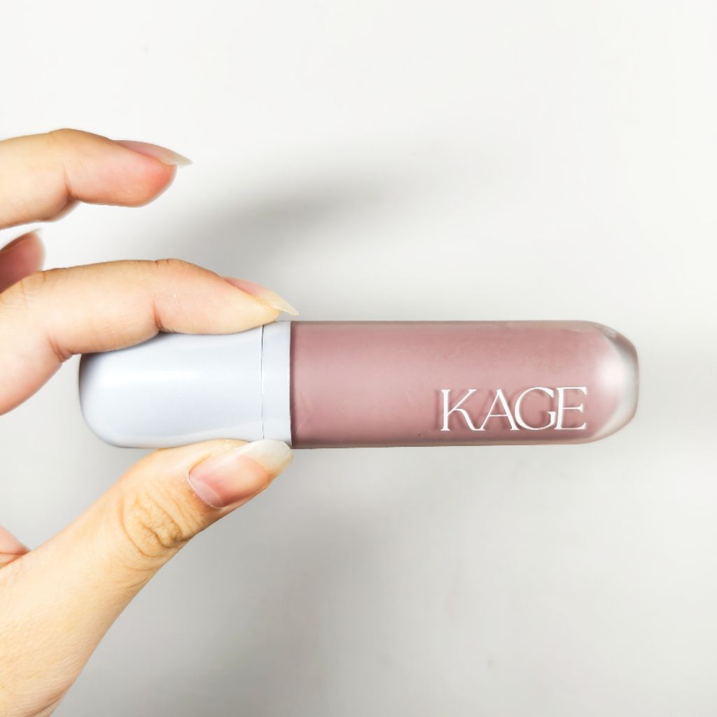 [ส่งต่อมือ2] KAGE Syrup Glossy Lips 9ml Grey คาเกะ ลิปกลอส สีเทา ลิปไก่ทอด มือ2 ไม่ทราบวันหมดอายุ