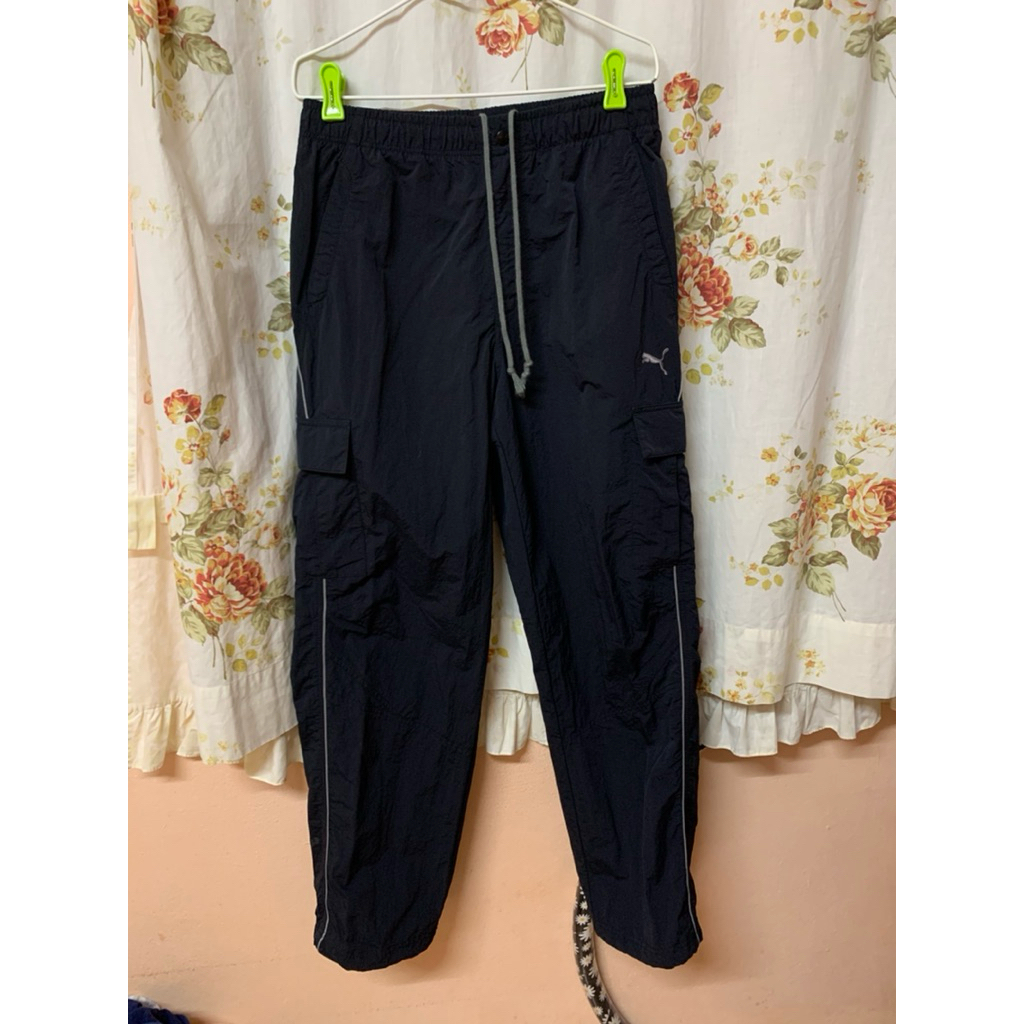 309) ส่งต่อกางเกงขายาว puma สีกรม เอวสมอค