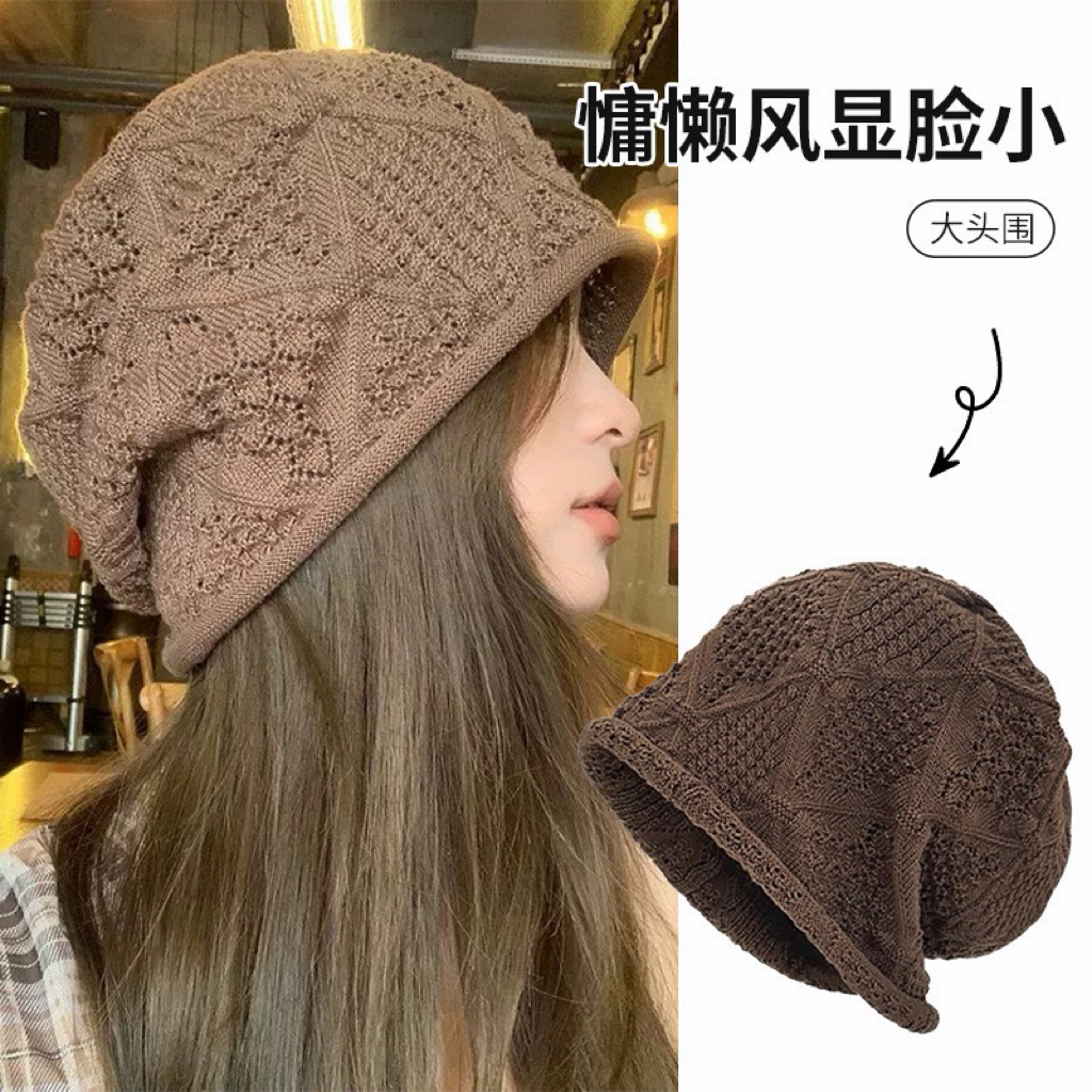 ‼️พร้อมส่ง‼️หมวกถักลูกไม้