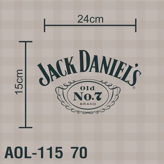 ตัวรีดติดเสื้อ ตัวรีดติดผ้า DTF (AOL-115) โลโก้เครื่องดื่ม สปอนเซอร์ฟุตบอล โลโก้