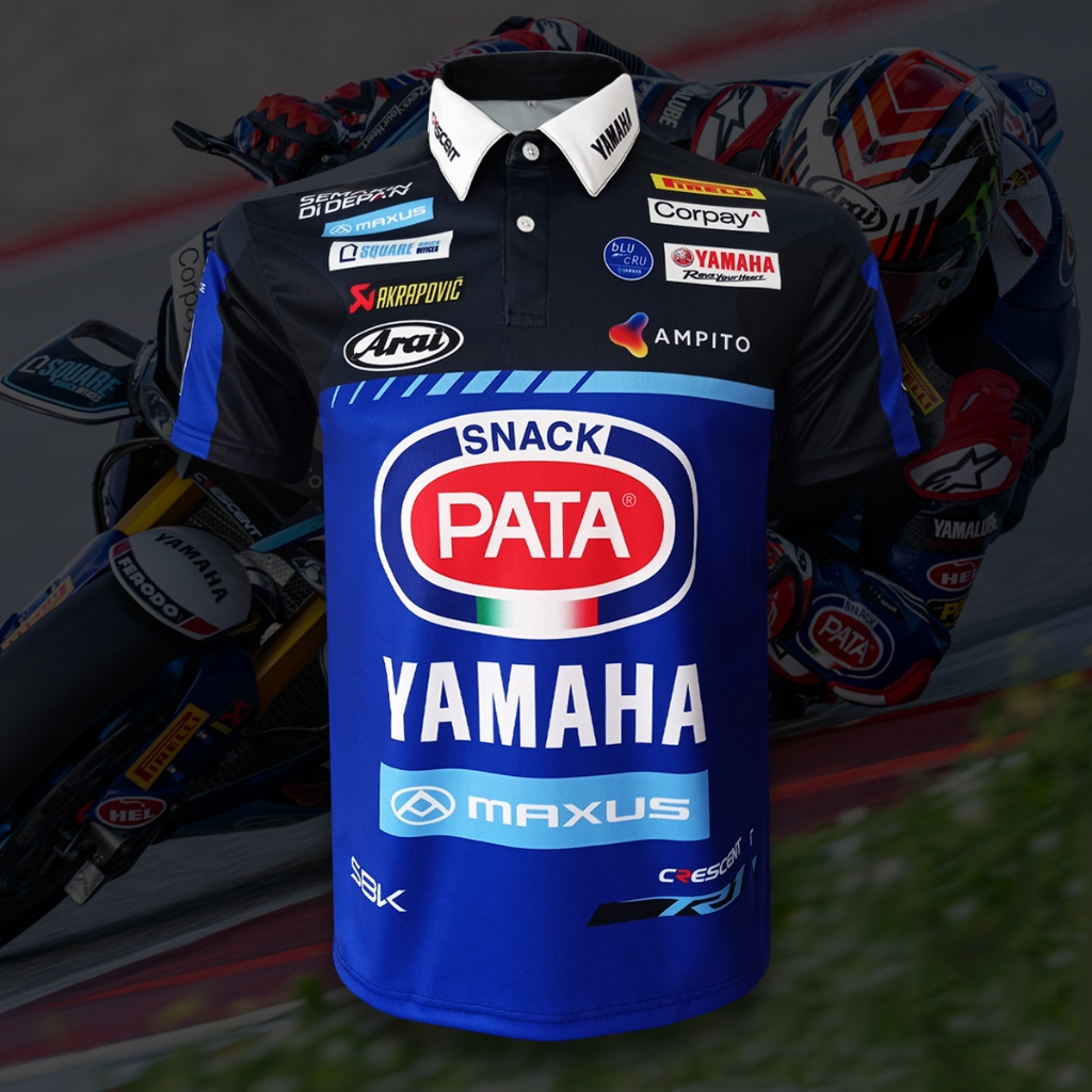 เสื้อโปโล โมโตจีพี ทีม ยามาฮ่า WSBK TEAM 2025 #WB0053 รุ่น โจนาธาน เรีย#65 ไซส์ S-5XL