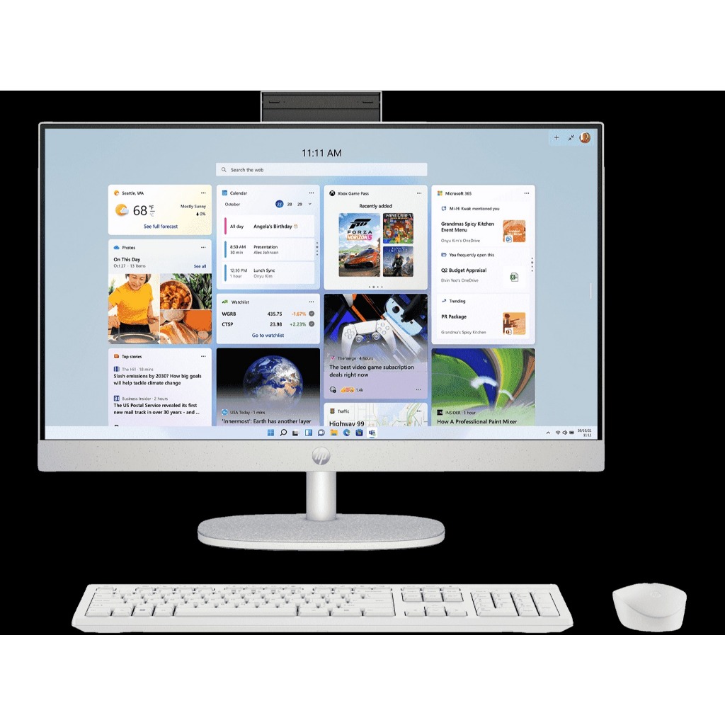 HP 23.8 inch All-in-One 24-cr0161d PC Ci5 1335U/16GB DDR4/SSD 512GB/23.8" FHD/WIN11 H/OFF H+365 BASI