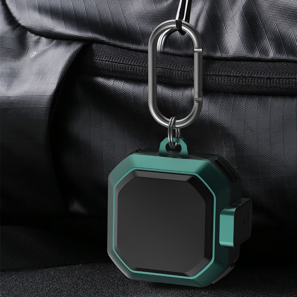 เคส Samsung buds live /pro/2/2pro/FE/Buds Core คลิปล็อค ป้องกันหาย เคสแข็ง พร้อมที่คล้อง (Model.3)