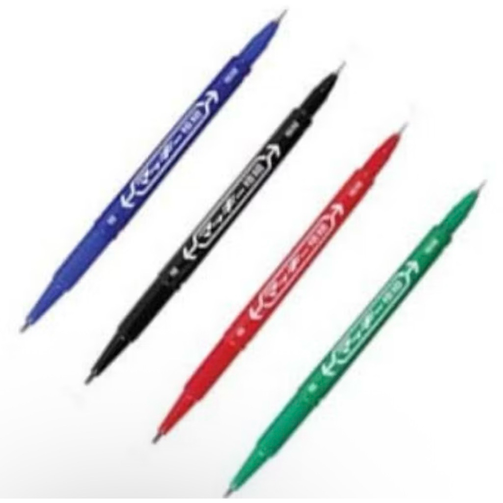 ปากกาเคมี 2 หัว ZEBRA MO-120-MC