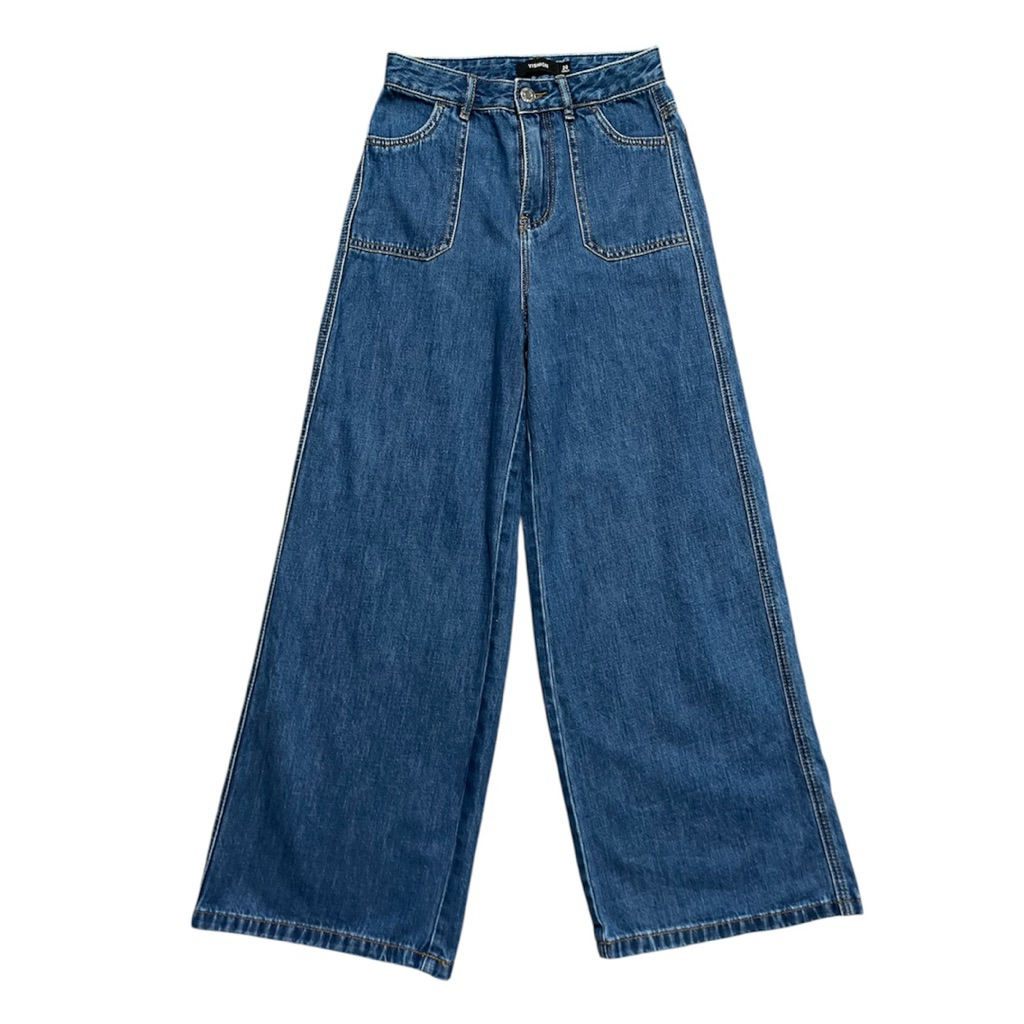 YISHION กางเกงยีนส์ยาวขา ผู้หญิง มือสอง