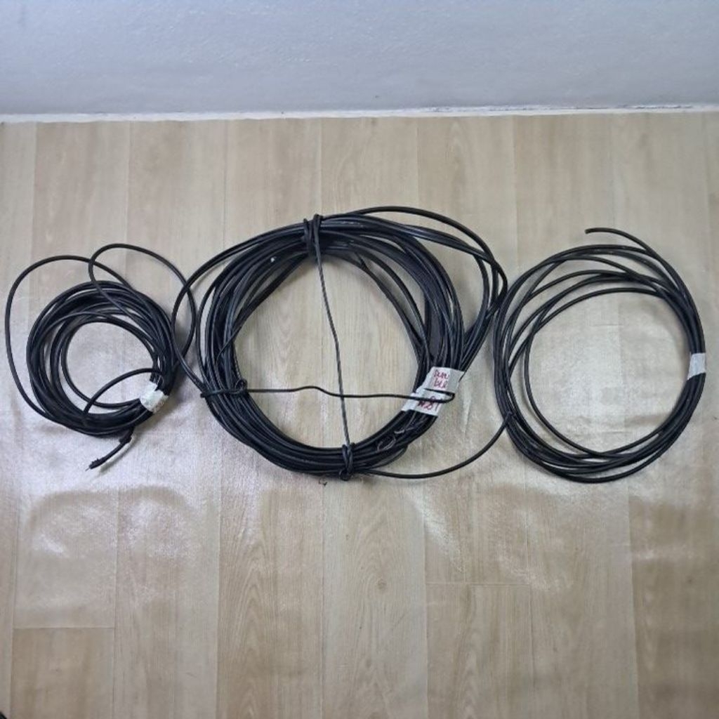 ขาย3มัด8/12/18 ม.สายโคแอกเชียล (Coaxial Cable) ชนิด RG6/U (Link RG6/U Out doorCoaxial Cable) มือสองข