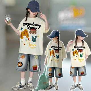 (ขายแยกชิ้น)(**พร้อมส่งจากในไทย**)  NO.855 เสื้อเด็กสีครีม ส…