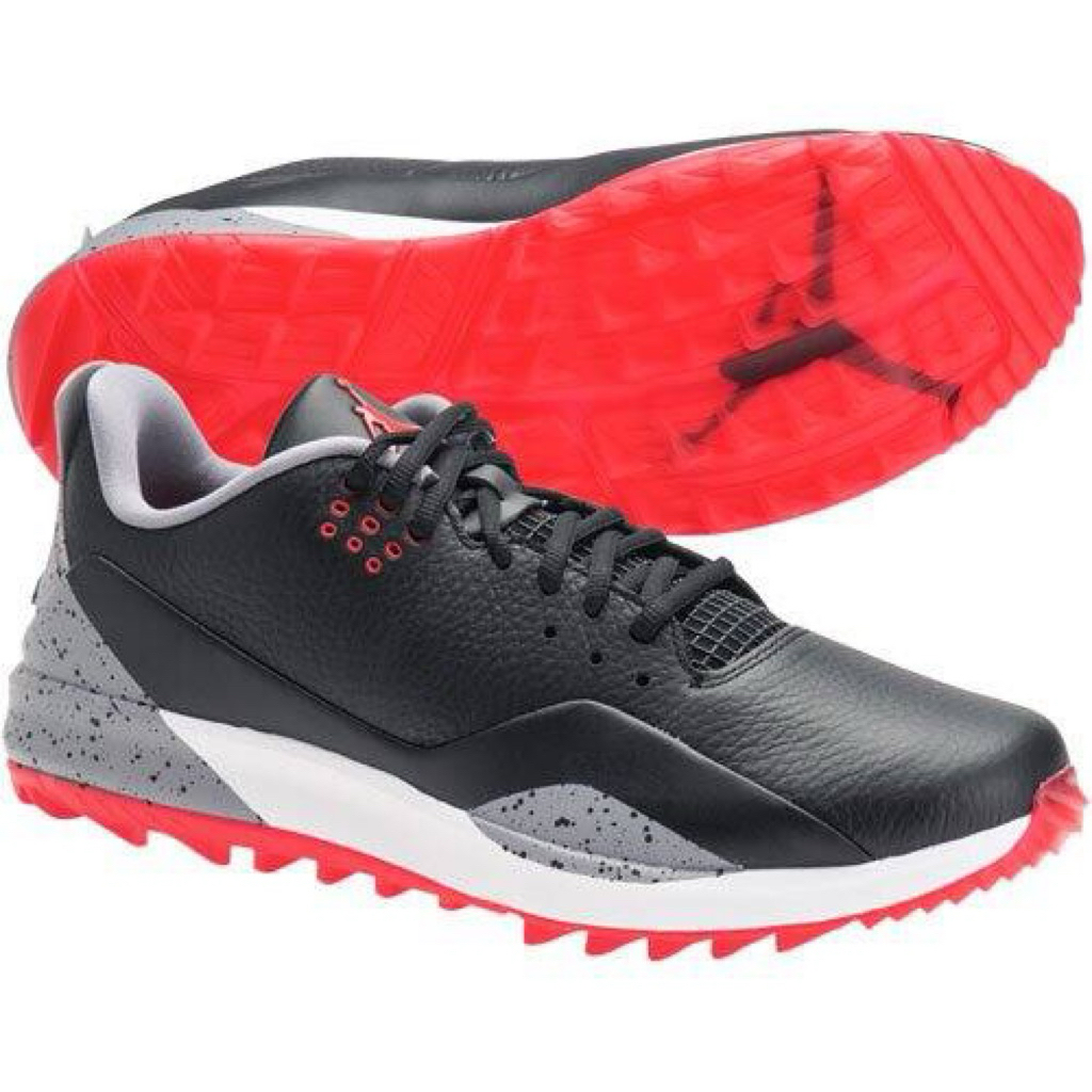 Air Jordan ADG 3 Golf Black Cement Men Golf Shoes รองเท้ากอล์ฟผู้ชาย