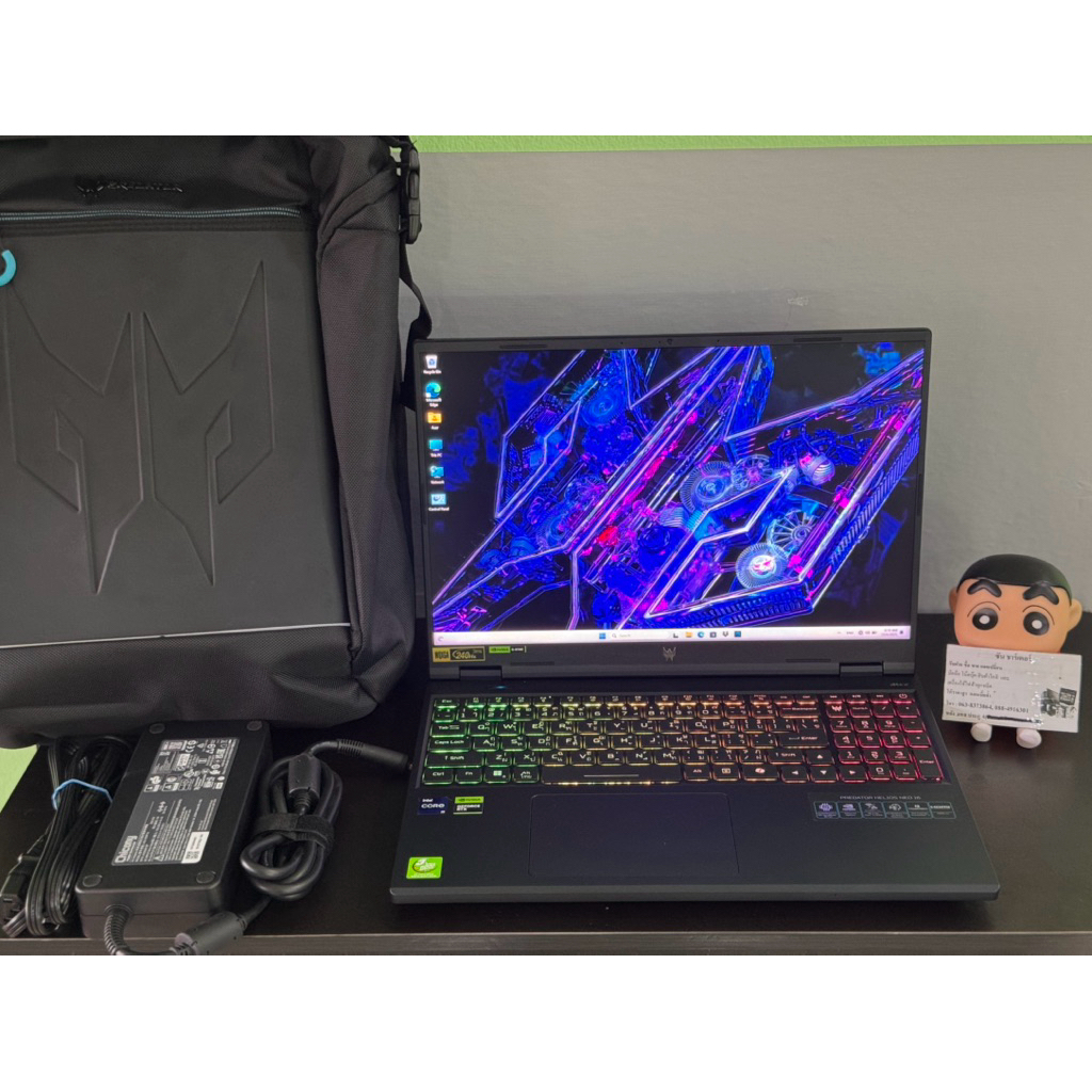 โน๊ตบุ๊คเกมมิ่ง Acer Predator Helios Neo 16 PHN16-72-98J4 / i9-14900HX/ RTX 4060(8GB) /Ram 32GB /SSD