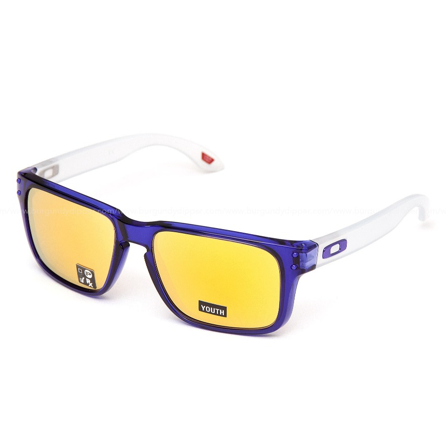 แว่นกันแดด แบรนด์แท้ 100% OO รุ่น HOLBROOK XS : TRANSLUSCENT PURPLE/24K IRIDIUM (OJ9007-0653)