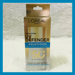 🔥ส่งทันทีได้ ล็อตใหม่สุด‼️แท้ 100%🔥Loreal UV Defender Invisible Fresh Matte Glow up Aquafusion ครีมกันแดดลอรีอัล SPF 50