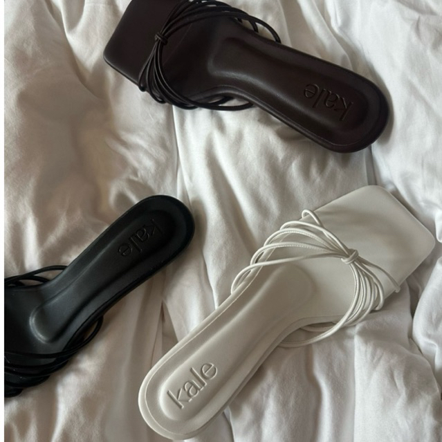 (ตรงไซส์/หน้าเท้ากว้าง+1) Kaleofficial รองเท้าส้นสูง 1.5 นิ้ว รุ่นใหม่ Flora Heels เดินสบาย หน้าเท้ากว้างใส่ได้