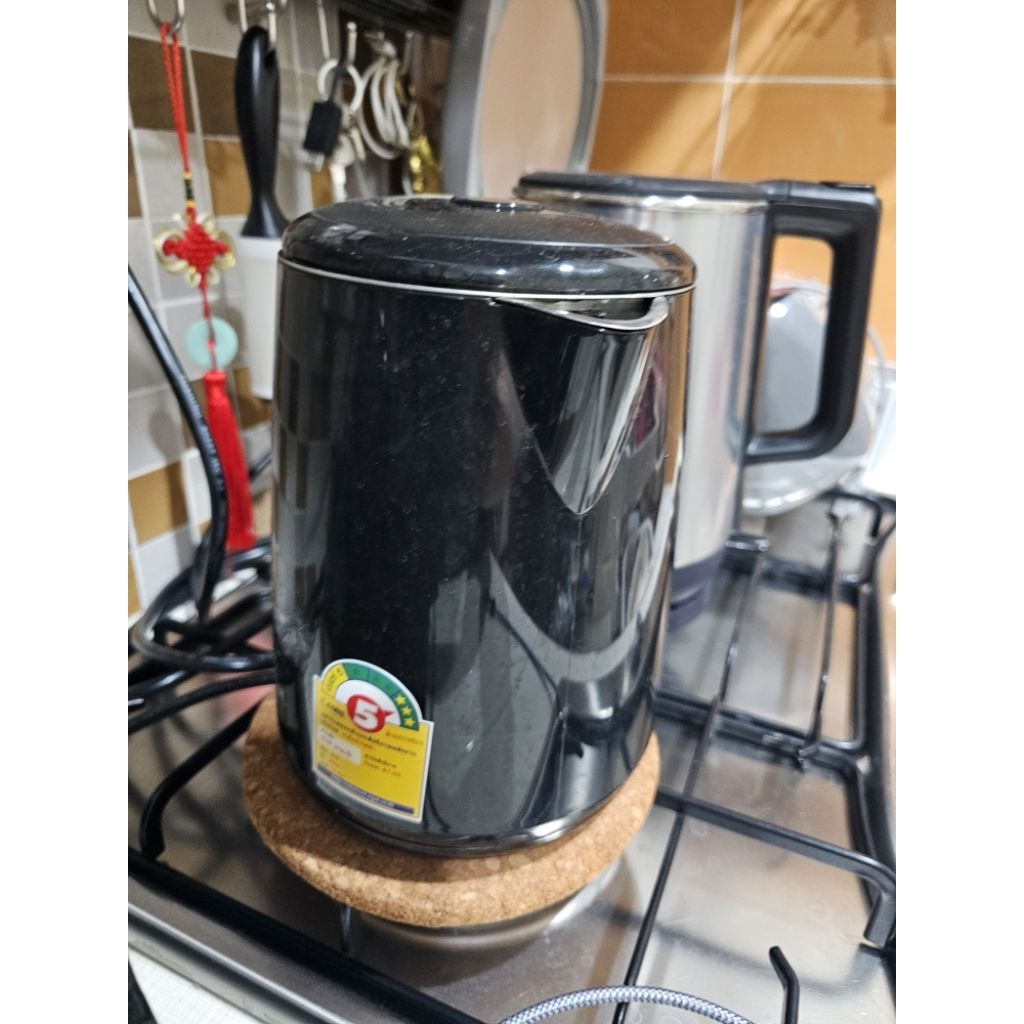 กาต้มน้ำไฟฟ้า TEFAL รุ่น KO2618 ความจุ 1 ลิตร สีดำ มือสอง