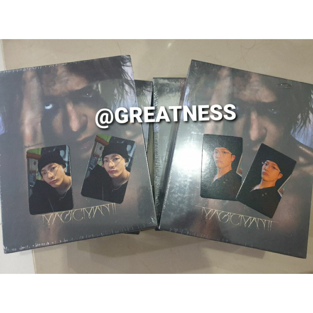 บั้ม MAGICMAN2 JACKSON WANG พร้อมการ์ด ไม่แกะซีล