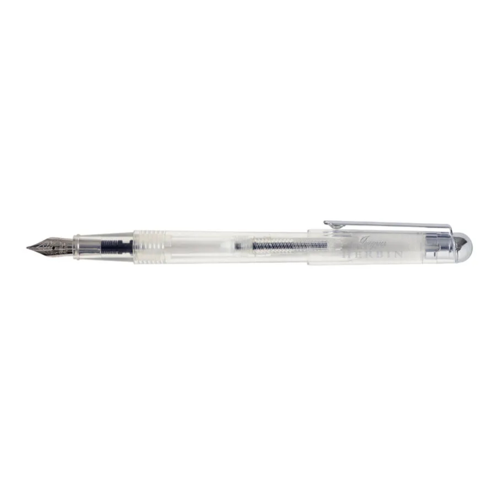 J HERBIN Transparent Fountain Pen With Pump M (C22000T) / ปากกาหมึกซึมแบบใสพร้อมปั๊ม (M) แบรนด์ HERBIN